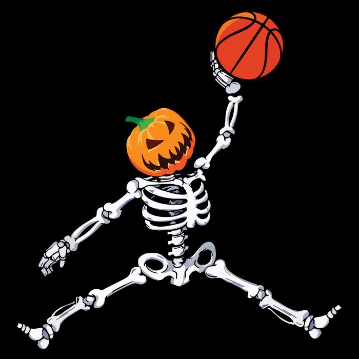 Skeleton Basketball Halloween Pumpkin Slam Dunk Impact Tech Backpack