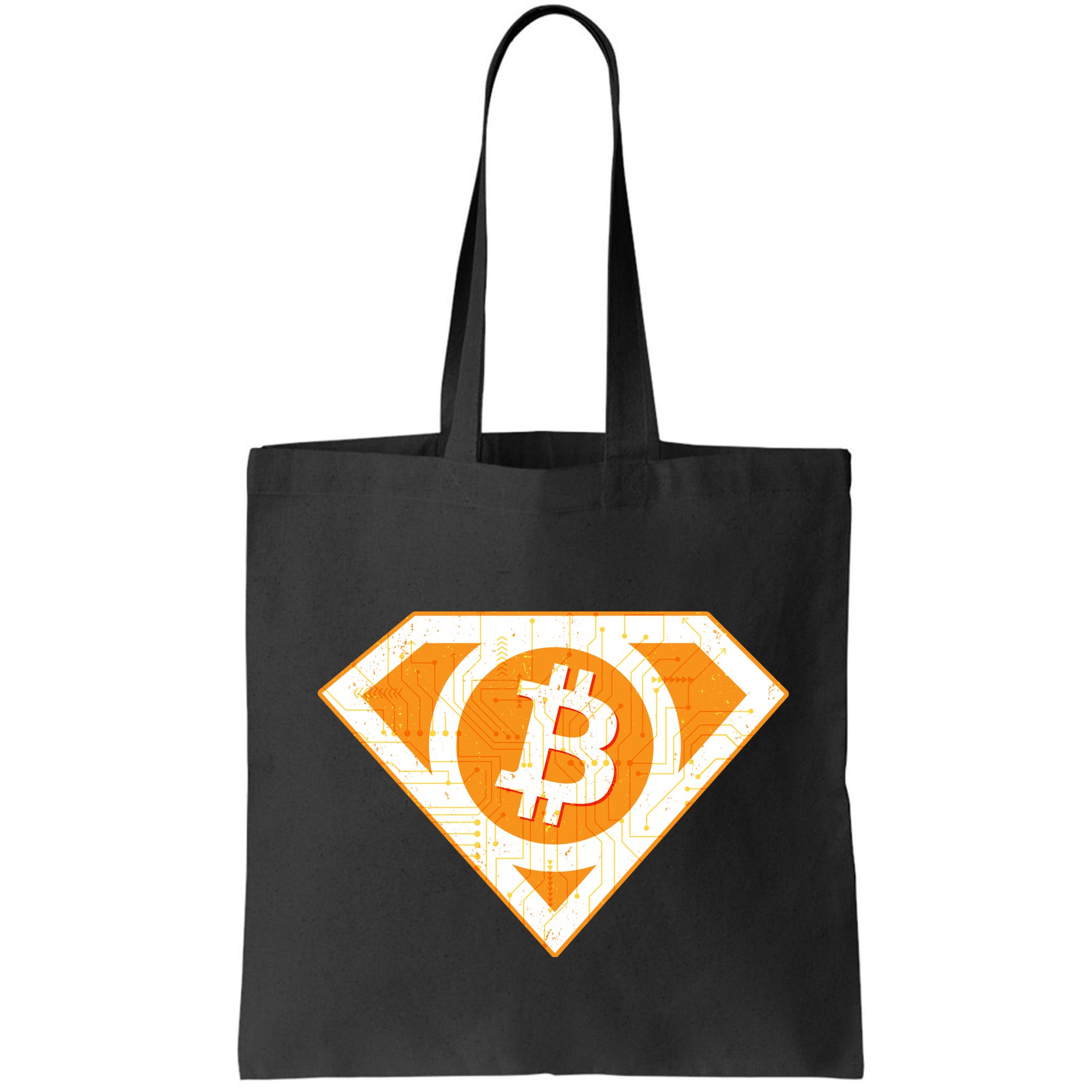 Super Bitcoin Hero Logo Bag