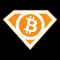 Super Bitcoin Hero Logo Bag