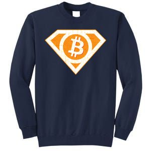 Super Bitcoin Hero Logo Tall Sweatshirt