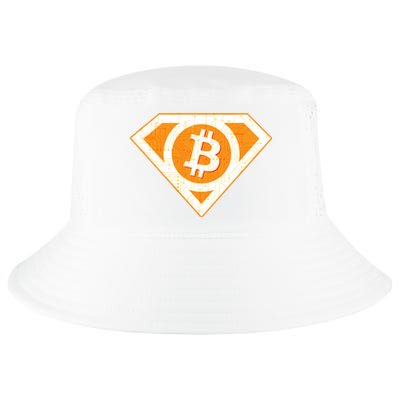 Super Bitcoin Hero Logo Cool Comfort Performance Bucket Hat