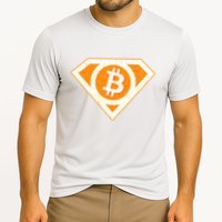 Super Bitcoin Hero Logo Performance Shirt