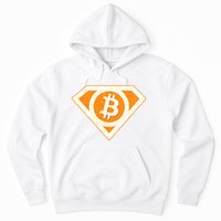 Super Bitcoin Hero Logo Hoodie