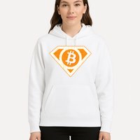 Super Bitcoin Hero Logo Hoodie