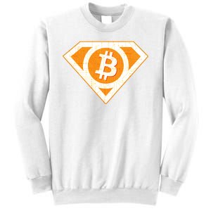 Super Bitcoin Hero Logo Sweatshirt