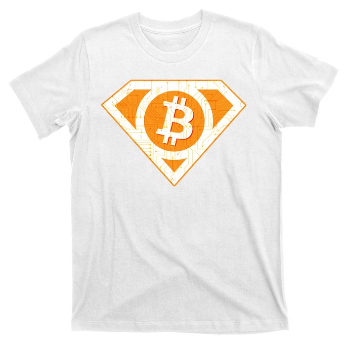 Super Bitcoin Hero Logo T-Shirt