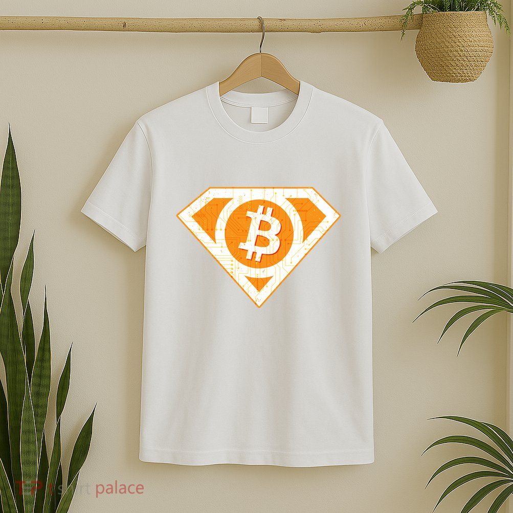 Super Bitcoin Hero Logo T-Shirt