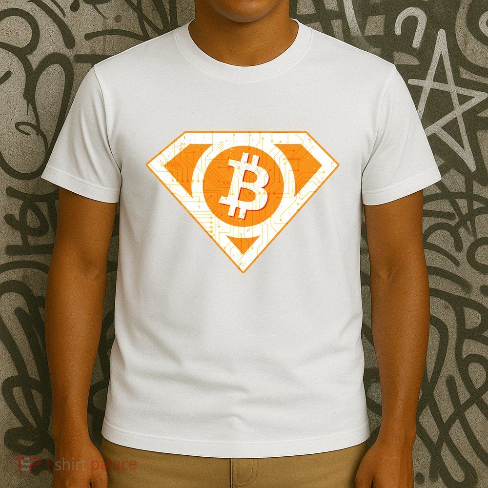 Super Bitcoin Hero Logo T-Shirt