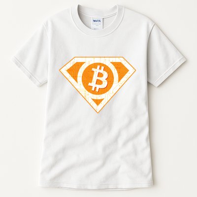 Super Bitcoin Hero Logo Tall T-Shirt