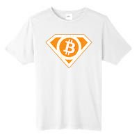 Super Bitcoin Hero Logo Tall Fusion ChromaSoft Performance T-Shirt