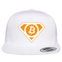 Super Bitcoin Hero Logo Flatbill Hat