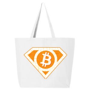 Super Bitcoin Hero Logo 25L Jumbo Tote