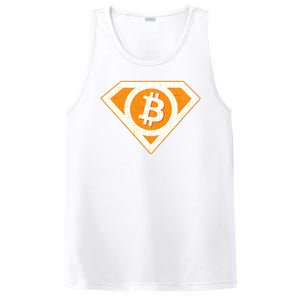 Super Bitcoin Hero Logo PosiCharge Competitor Tank