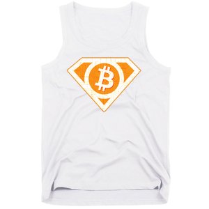 Super Bitcoin Hero Logo Tank Top