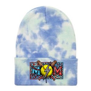 Softball Ball happy Grandma Mother's Day Tie Dye 12in Knit Beanie