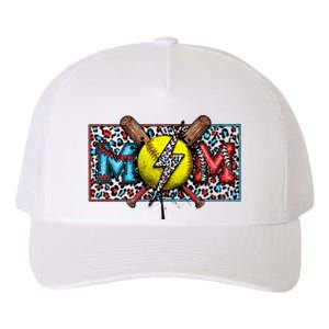 Softball Ball happy Grandma Mother's Day Yupoong Adult 5-Panel Trucker Hat