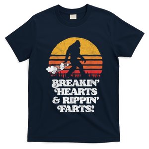 Sasquatch Breakin Hearts & Rippin Farts! Funny Bigfoot Sun T-Shirt