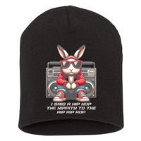 Sunglass Bunny Hip Hop Hippity Easter Short Acrylic Beanie