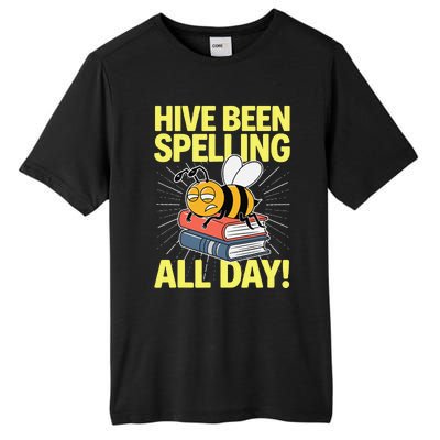 Spelling Bee Humor Spelling Champion Word Nerd Spelling Tall Fusion ChromaSoft Performance T-Shirt