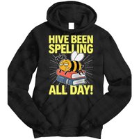 Spelling Bee Humor Spelling Champion Word Nerd Spelling Tie Dye Hoodie