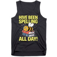 Spelling Bee Humor Spelling Champion Word Nerd Spelling Tank Top