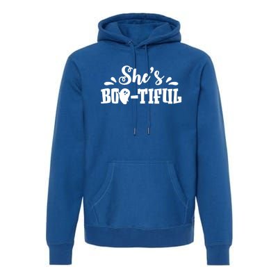 Shes Bootiful Halloween Ghost Matching Cute Cute Gift Premium Hoodie