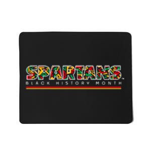 Spartans Black History Month Mousepad