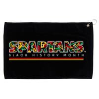 Spartans Black History Month Grommeted Golf Towel