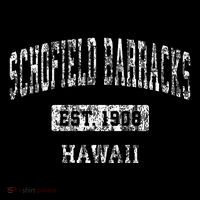 Schofield Barracks Hawaii Hi Vintage Sports Established Flatbill Hat