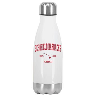 Schofield Barracks Hawaii Hi Vintage Sports Stainless Steel Insulated Water Bottle