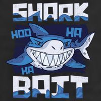 Shark Bait Hoo Ha Ha Funny Funny Shark Of Week Funny Gift 7 Panel Mesh Trucker Snapback Hat