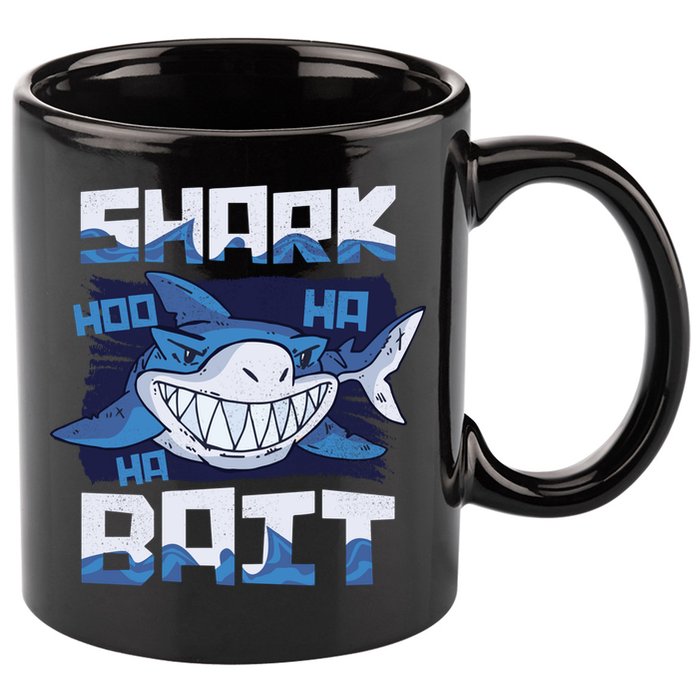 Shark Bait Hoo Ha Ha Funny Funny Shark Of Week Funny Gift 11oz C Handle Ceramic Mug