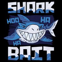 Shark Bait Hoo Ha Ha Funny Funny Shark Of Week Funny Gift Drawstring Bag