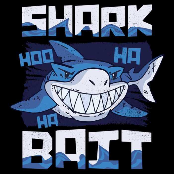 Shark Bait Hoo Ha Ha Funny Funny Shark Of Week Funny Gift Women's Crop Top Tee