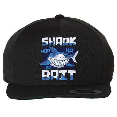 Shark Bait Hoo Ha Ha Funny Funny Shark Of Week Funny Gift Wool Snapback Cap