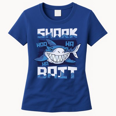 Shark Bait Hoo Ha Ha Funny Funny Shark Of Week Funny Gift Womens T-Shirt