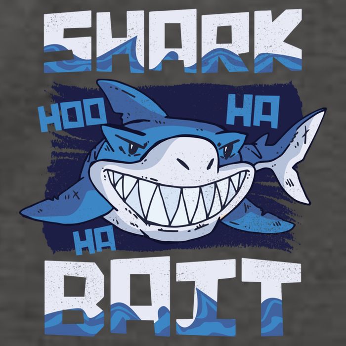 Shark Bait Hoo Ha Ha Funny Funny Shark Of Week Funny Gift Vector Backpack