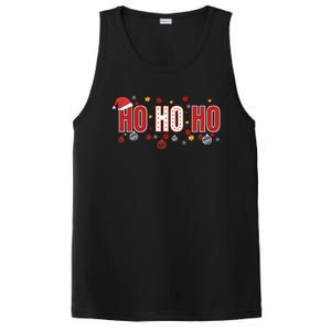 SantaS Big Ho Ho Ho And His Hat Christmas PosiCharge Competitor Tank