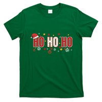 SantaS Big Ho Ho Ho And His Hat Christmas T-Shirt