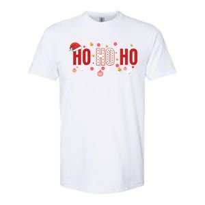 SantaS Big Ho Ho Ho And His Hat Christmas Softstyle CVC T-Shirt