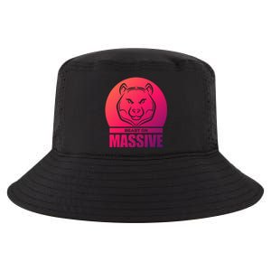 Solid Bear Head Beast Grey Gym Fitness Bodybuilding Training Gift Cool Comfort Performance Bucket Hat