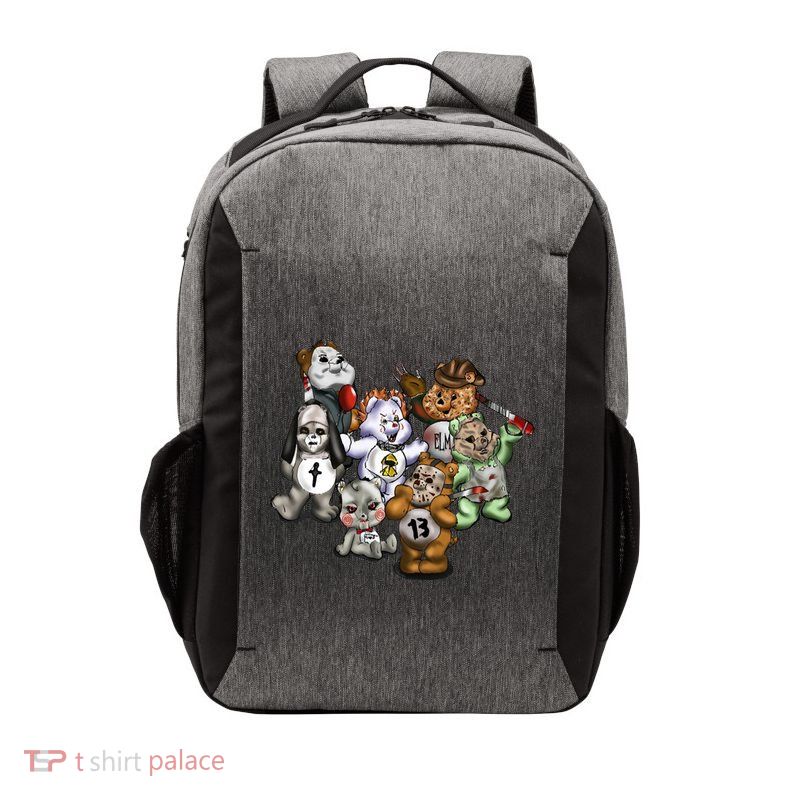 Scare Bears Halloween Creepy Vector Backpack