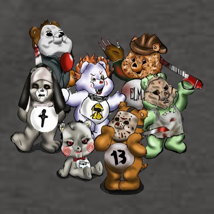 Scare Bears Halloween Creepy Vector Backpack