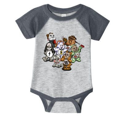 Scare Bears Halloween Creepy Infant Baby Jersey Bodysuit