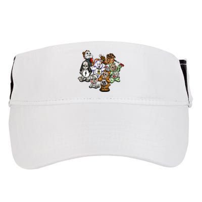 Scare Bears Halloween Creepy Adult Drive Performance Visor