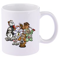 Scare Bears Halloween Creepy 11oz C Handle Ceramic Mug