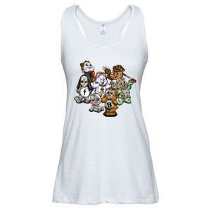 Scare Bears Halloween Creepy Ladies Essential Flowy Tank