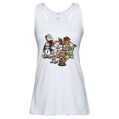 Scare Bears Halloween Creepy Ladies Essential Flowy Tank