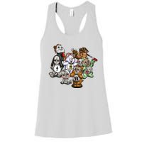 Scare Bears Halloween Creepy Women's Racerback Tank