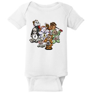 Scare Bears Halloween Creepy Baby Bodysuit